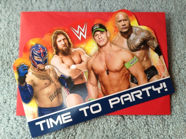 wrestlingparty-einladung