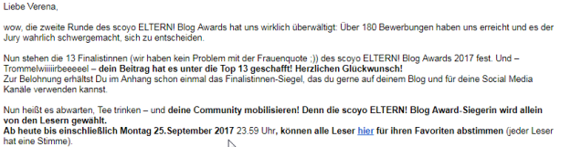 scoyo-ELTERN-Blog Award_ Du bist eine Finalistin