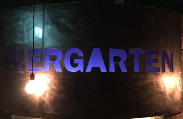 biergartenschild